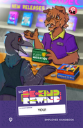 Furry Migration 2026 (GOH): Be Kind Rewind! Convention book art