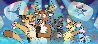 Anthro New England + NordicfuzzCon Cross-Con Stream 2020 - Promotional image.