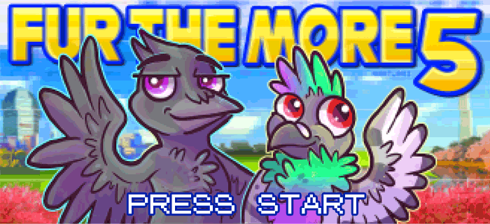 Fur the More 2017 - Attendee Badge + Animated advertisement (Art director/Staff)